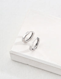 Timeless Silver Hoops