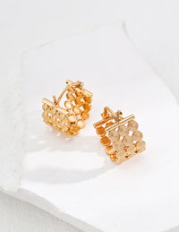 Fortune Grid Earrings